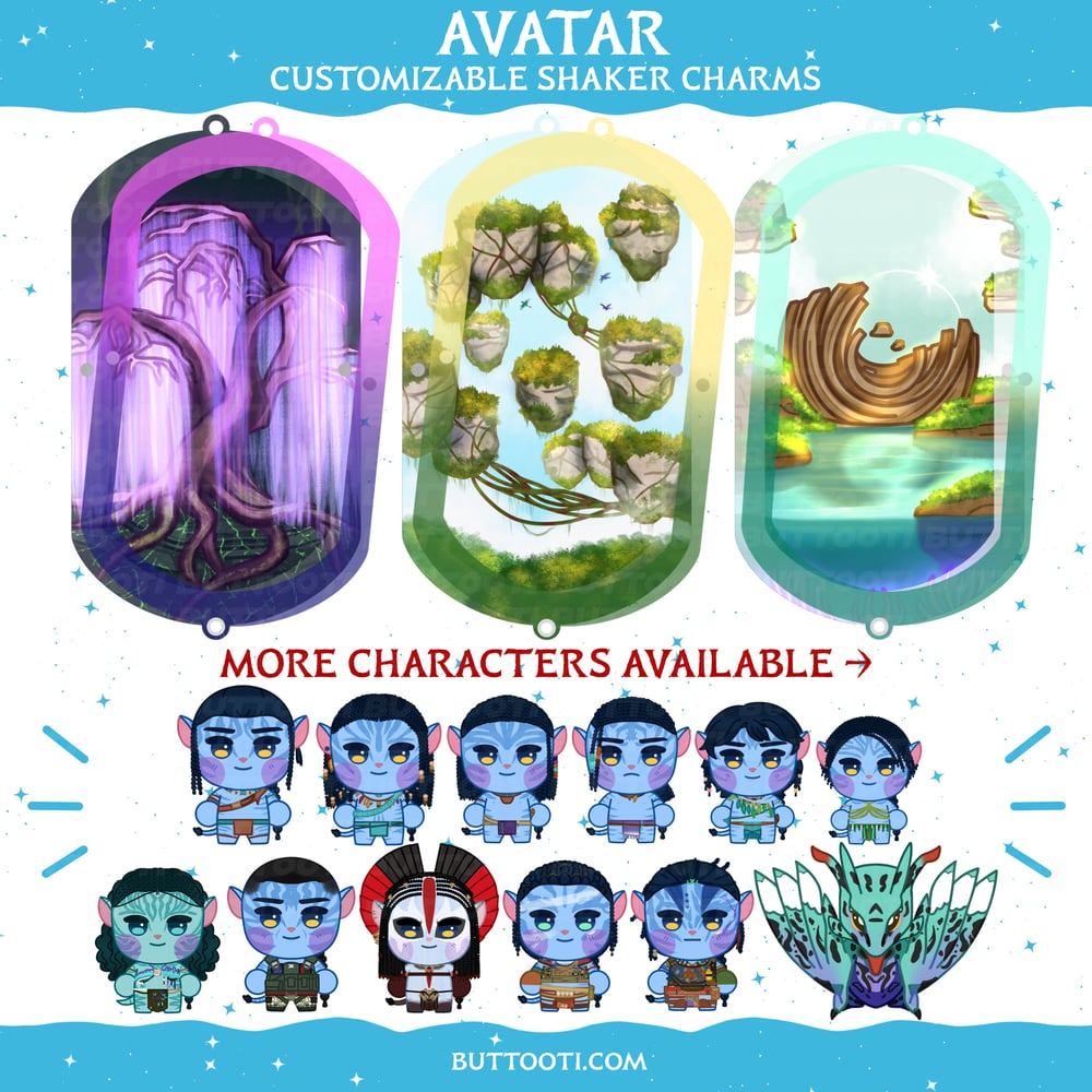 [PREORDER] ❀ Avatar Shaker Charms ❀
