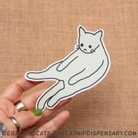 Anxiety Cat - Sitting Cat Sticker