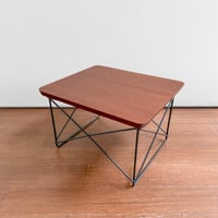 Image 1 of Vitra Eames Occasional Table LTR with Mahogany Top