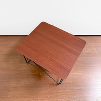 Image 2 of Vitra Eames Occasional Table LTR with Mahogany Top