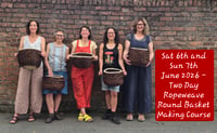Image 1 of Sat 6th and Sun 7th June 2026 - Two Day Ropeweave Round Basket Making Course
