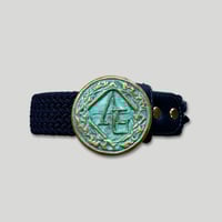 Image 1 of METALLUM™ logo Rope Belt - 𝐺𝑟𝑒𝑒𝑛/𝐵𝑙𝑢𝑒