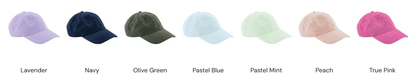 Image of Children's 100% Chino Cotton Caps.