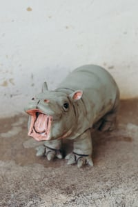 Image 1 of Pygmy hippo sculpture