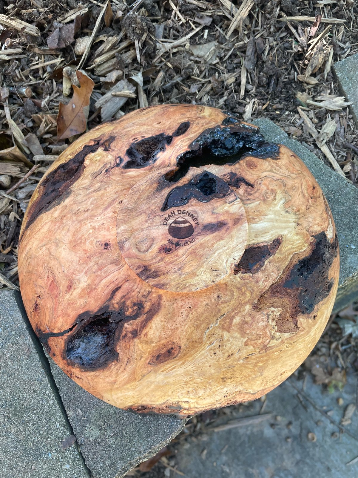 Image of Cherry Burl Platter 10” diameter 