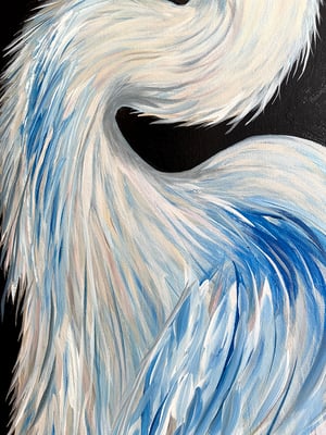 169. Blue Heron Painting