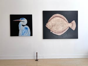 169. Blue Heron Painting