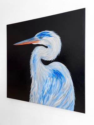 169. Blue Heron Painting