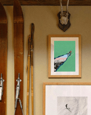 Ski Jump - Limited Edition Print