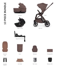 Image 8 of Venicci Tila Noce 4 in 1 Luxury Bundle