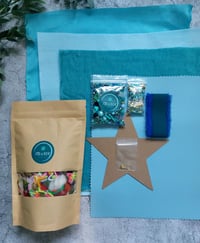 Image 2 of LIGHT TEAL TOP-UP kit for Embellished Star Ornament 