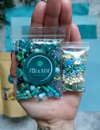 Image 3 of LIGHT TEAL TOP-UP kit for Embellished Star Ornament 