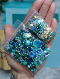 Image 4 of LIGHT TEAL TOP-UP kit for Embellished Star Ornament 