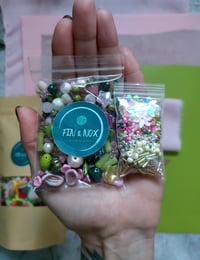 Image 3 of PINK & Green TOP-UP Kit for Embellished Star Ornament 