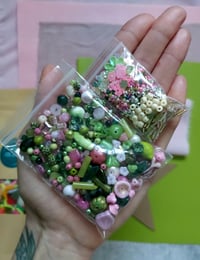 Image 4 of PINK & Green TOP-UP Kit for Embellished Star Ornament 