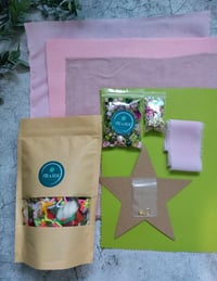 Image 2 of PINK & Green TOP-UP Kit for Embellished Star Ornament 
