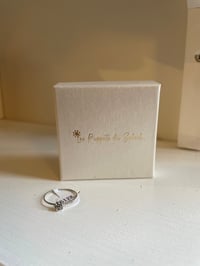 Image 2 of Small Rose Silver Ring Stainless Steel - No. 11