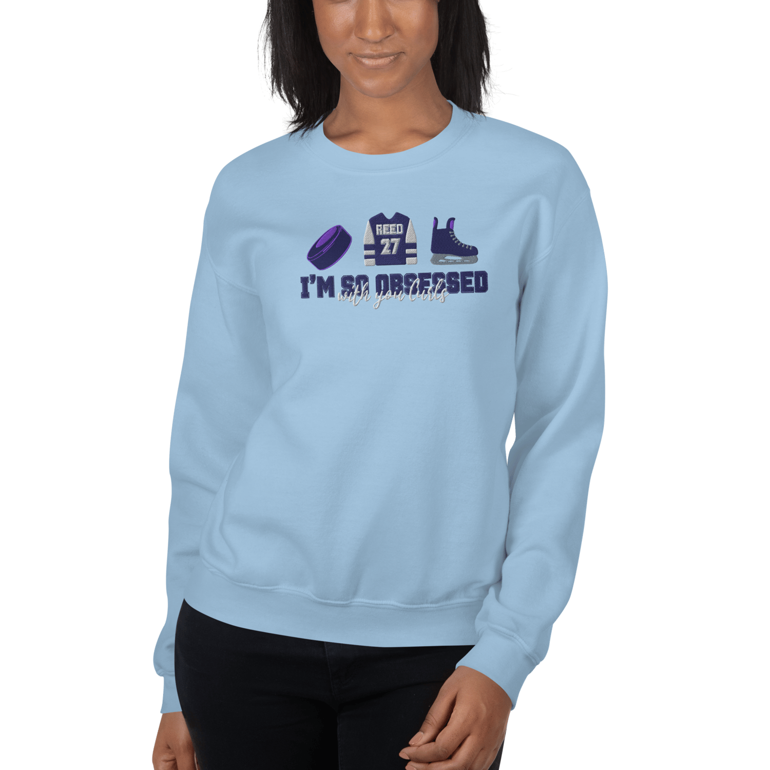 Image of Officially licensed Ryan embroidered Unisex Sweatshirt