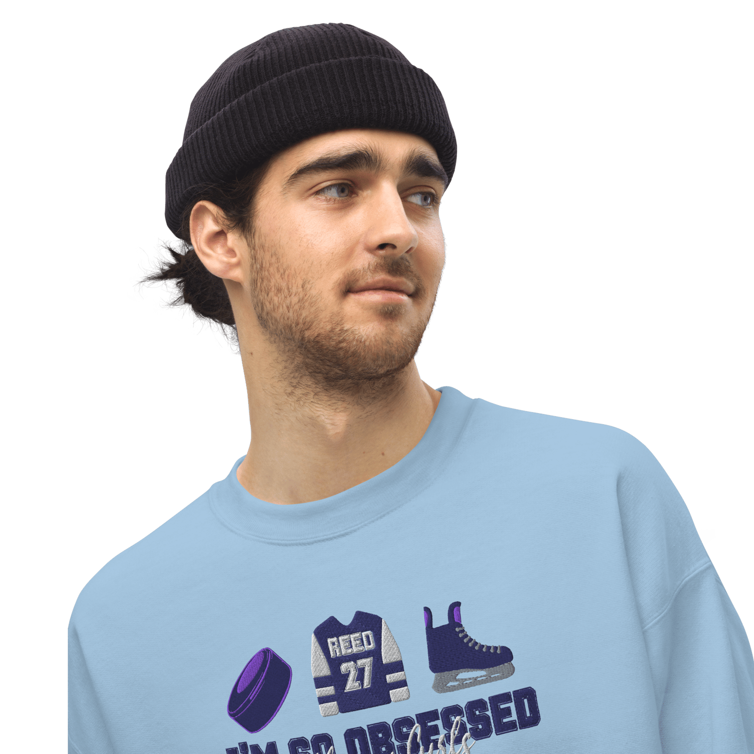 Image of Officially licensed Ryan embroidered Unisex Sweatshirt