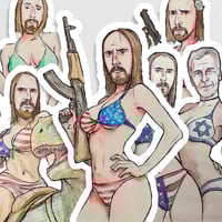 Image 1 of Asmongold sticker pack (x6)