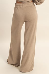 Image 3 of Burnout French Terry Wide-leg Pants