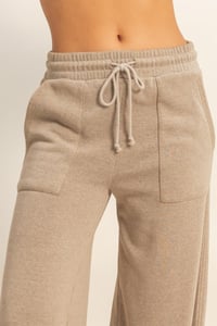 Image 4 of Burnout French Terry Wide-leg Pants