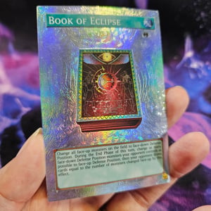 Image of Book of Eclipse All Silver Etched Borderless Card