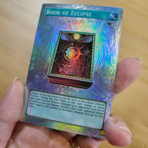 Image of Book of Eclipse All Silver Etched Borderless Card
