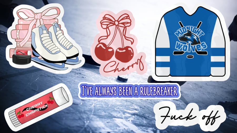 Image of Officially licensed rule breaker and play maker individual vinyl sticker