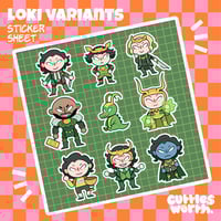 Loki Stickersheet
