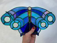 Image 1 of Butterfly Stained Glass Suncatcher