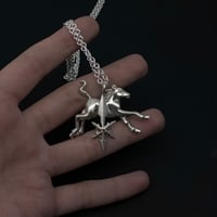 Image 4 of horse dagger necklace