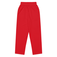Image 2 of ‘LOVER BABY’ Red Wide-leg Sweatpants