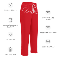 Image 18 of ‘LOVER BABY’ Red Wide-leg Sweatpants