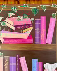 Image 3 of Large Bookshelf Acrylic on Canvas