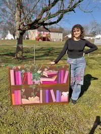 Image 10 of Large Bookshelf Acrylic on Canvas