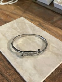 Image 1 of Diamond Nail Bracelet Stainless Steel - No. 6