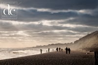 Dunwich Print - 'Winter Walk on Dunwich Beach'. Giclée Print