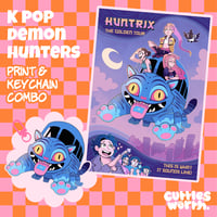 Golden Tour Print and Keychain Combo