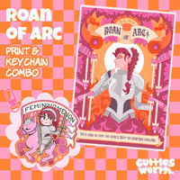 Roan of Arc Print and Keychain Combo