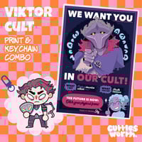 Viktor Wants You Print and Keychain Combo