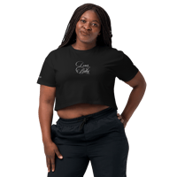 Image 22 of ‘LOVER BABY’ Embroidered Crop Top