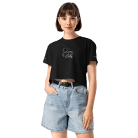 Image 23 of ‘LOVER BABY’ Embroidered Crop Top