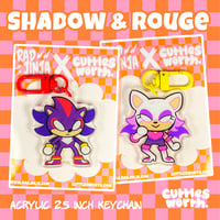 Shadow & Rouge Keychains
