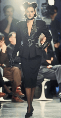 Image 4 of Thierry Mugler Fall 1993 Skirt Suit & Belt