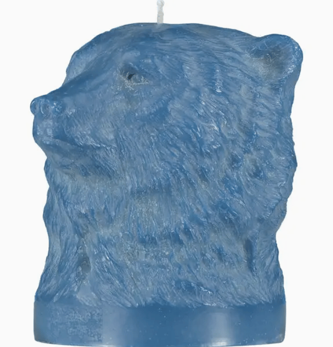 Image of Sculptural Candles (Bear, Lion, and Wolf)