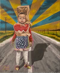 Image 1 of Feelin' Fierce original oil painting