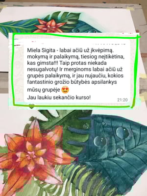 Image of Kūrybingumo kursas AUGALAI