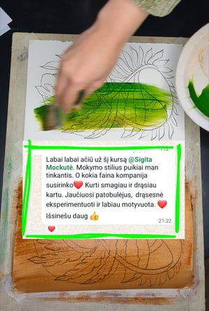 Image of Kūrybingumo kursas AUGALAI