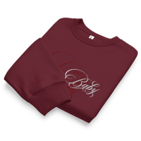 Image 11 of ‘LOVER BABY’ Double Embroidered Oversized Heavyweight Sweatshirt